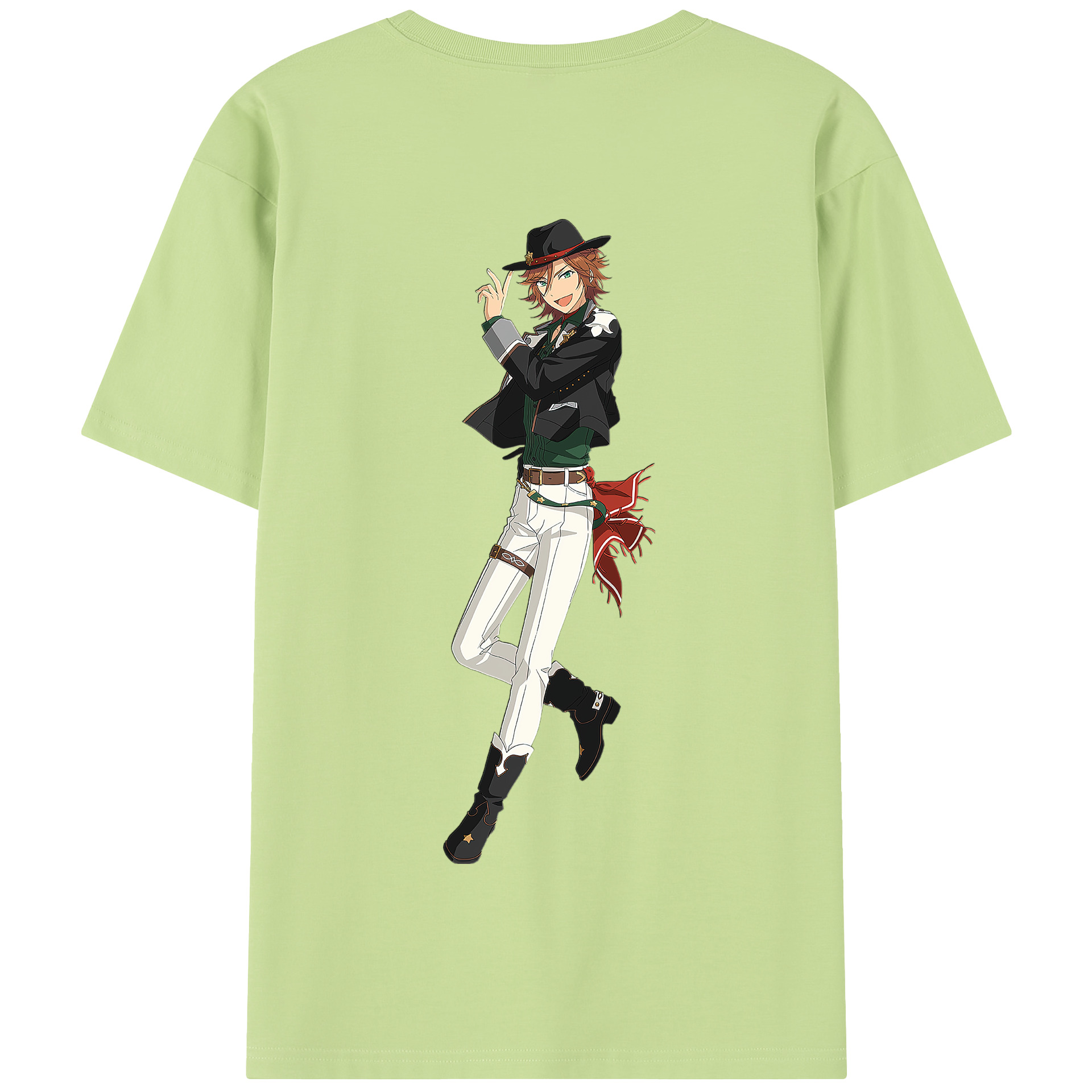 （画像用） あんさんぶるスターズ! Ensemble Stars 綿100％半袖Tシャツ（背面プリント）